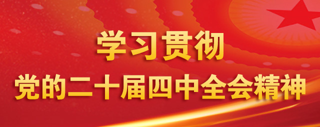 学习贯彻党的二十界四中全会精神